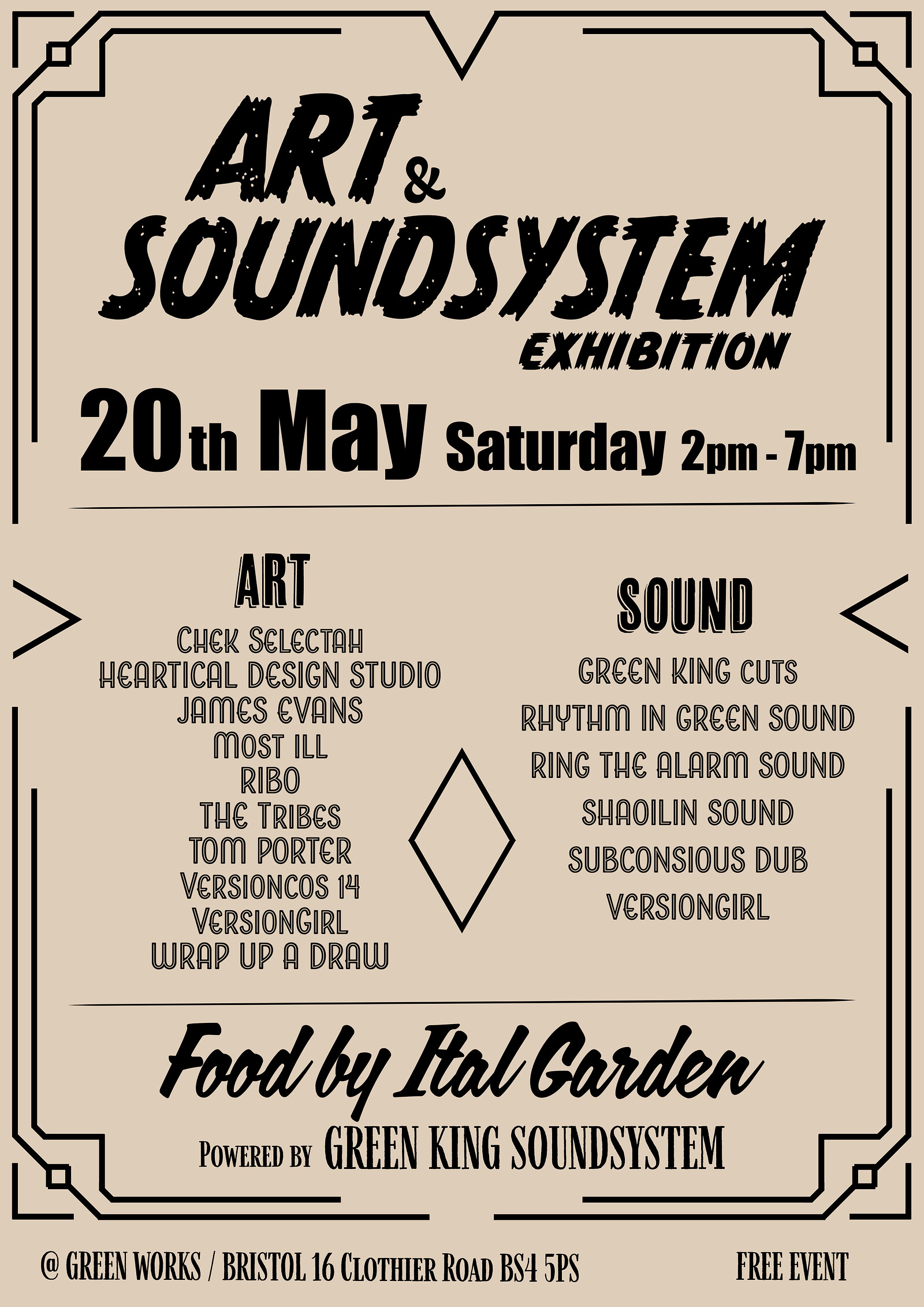 Art & Soundsystem Exhibition at Green Works