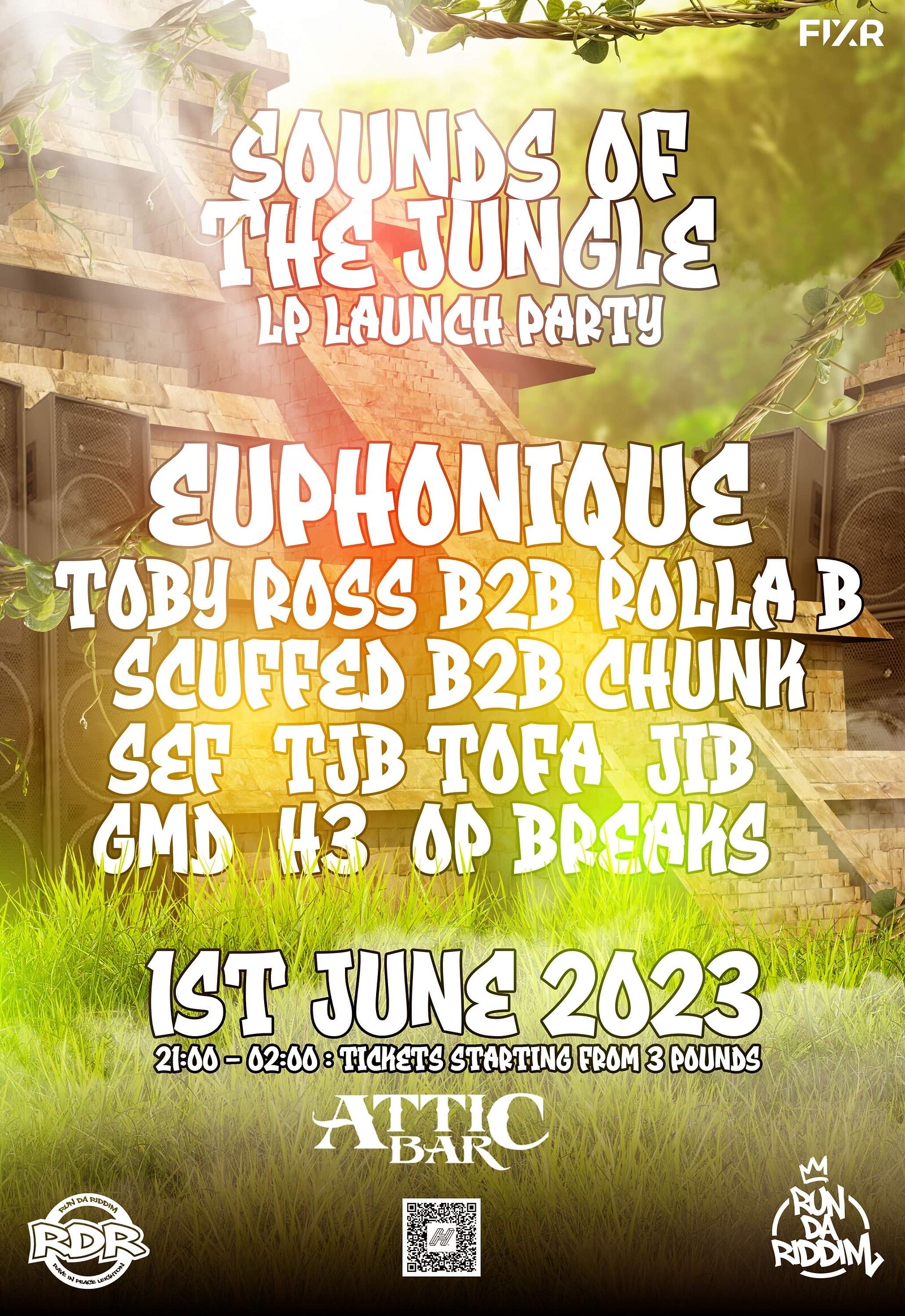 Sounds of the Jungle LP Launch Event at The Attic Bar