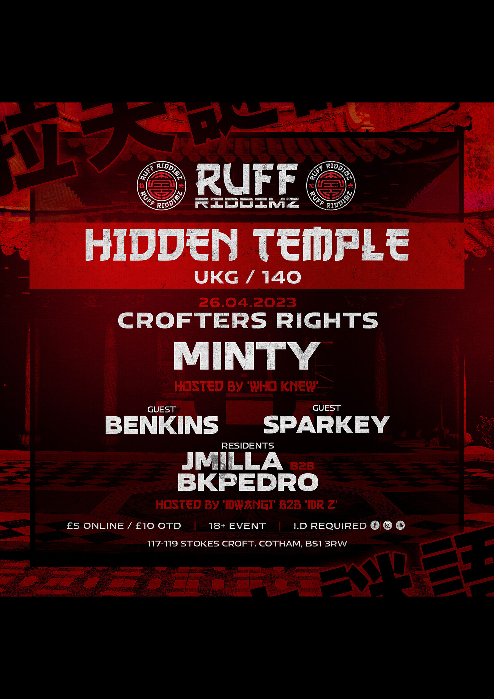 RuFF RiDDiMz - HIDDEN TEMPLE 140/UKG at Crofters Rights