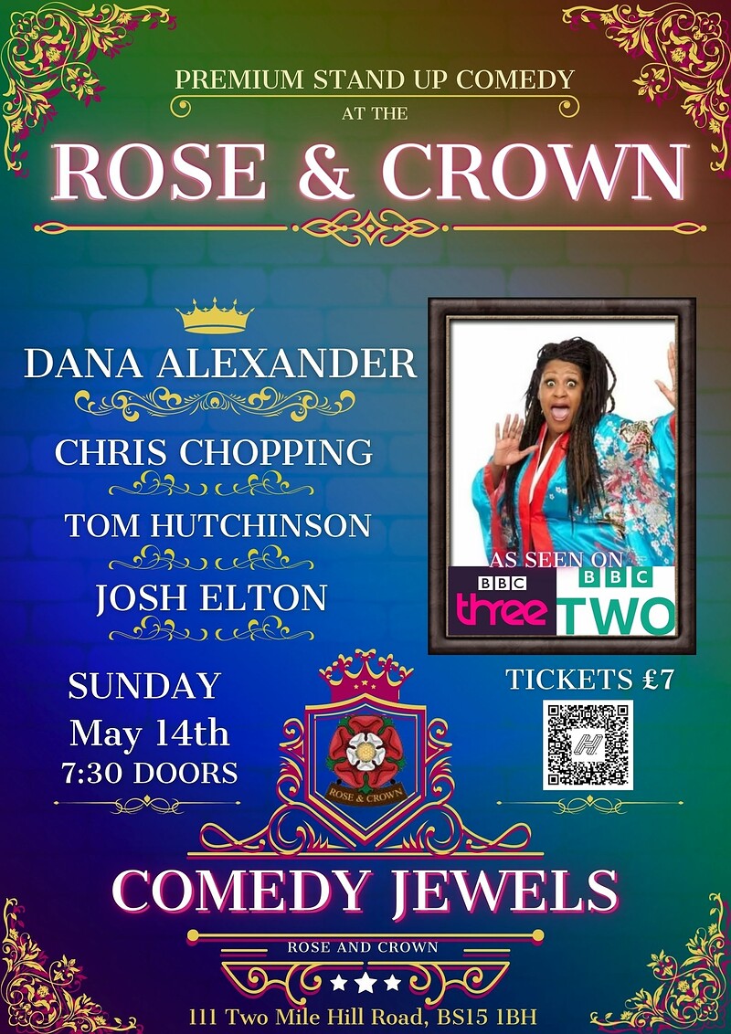 Comedy Jewels at The Rose and Crown