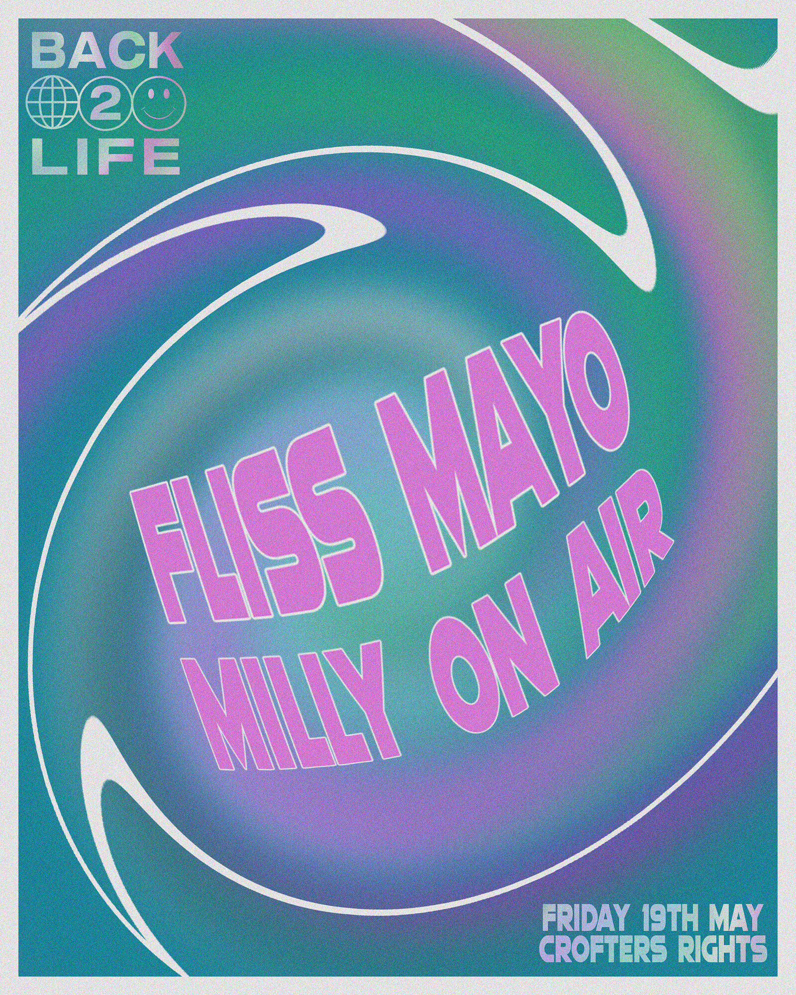 Back 2 Life w/ Fliss Mayo, Milly On Air at Crofters Rights