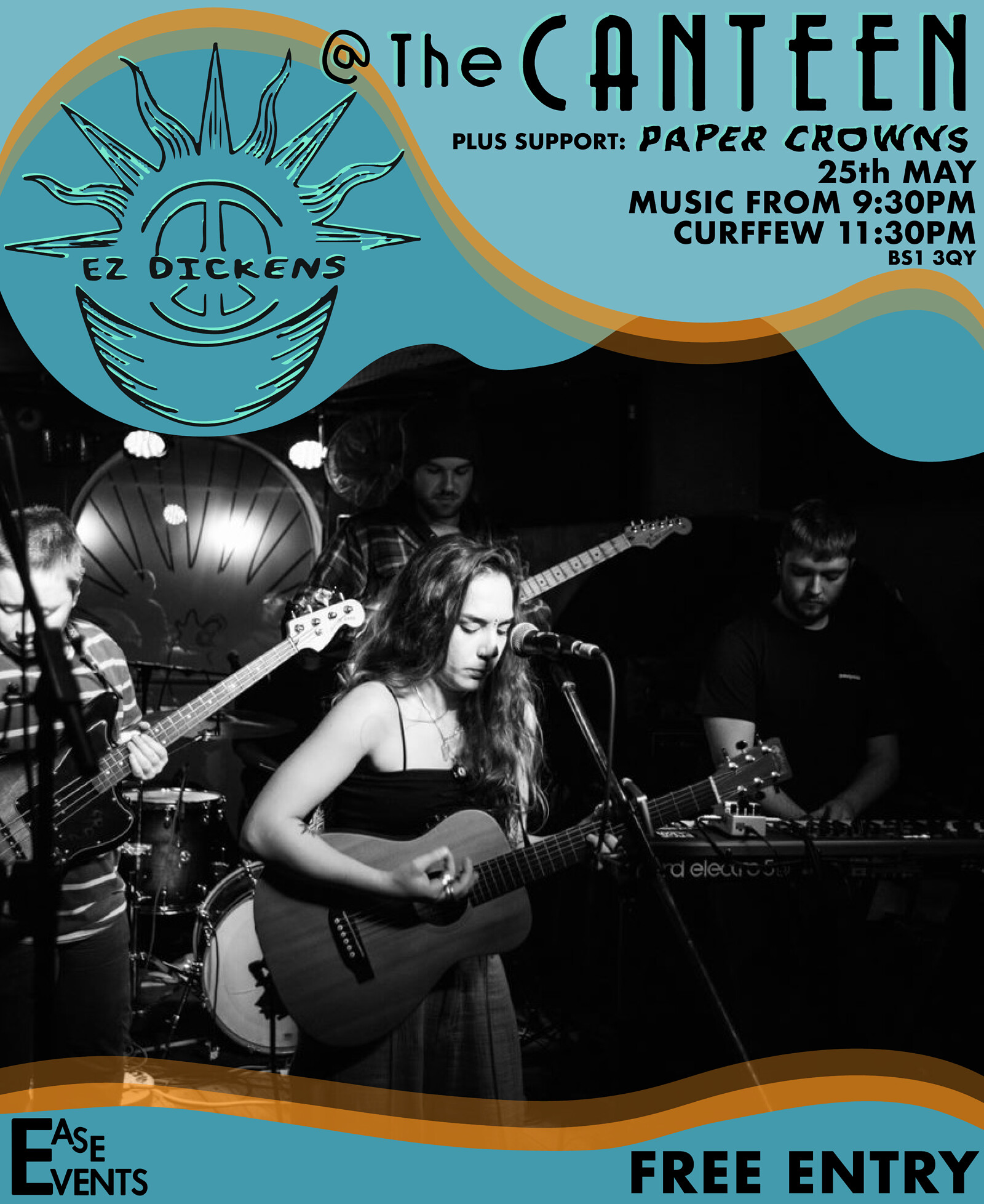 Ez Dickens + Paper Crowns at The Canteen
