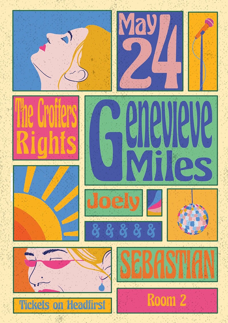 Genevieve Miles + Joely + SEBASTIAN at Crofters Rights