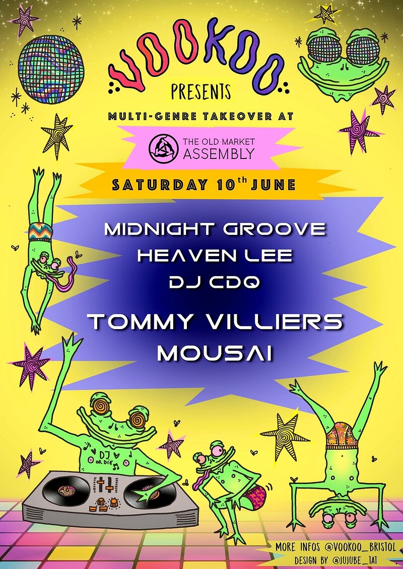 VooKoo Takover: Tommy Villiers + More at The Old Market Assembly