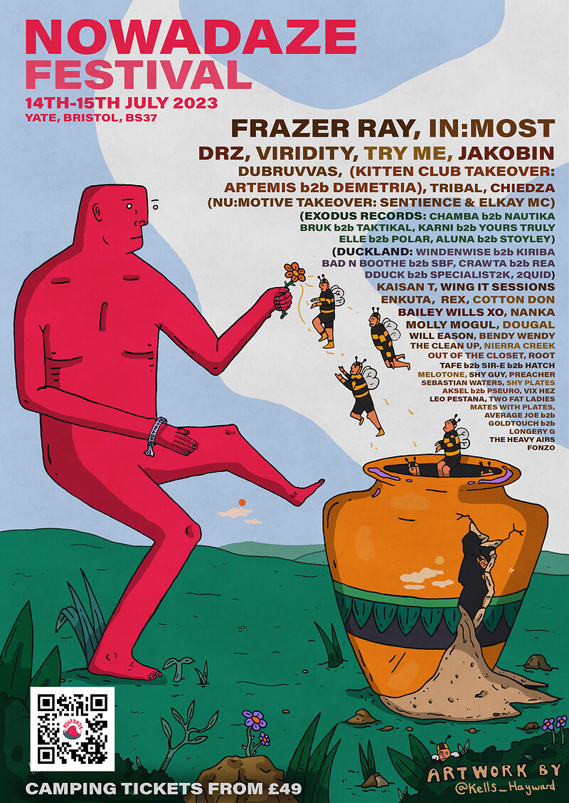 NOWADAZE FESTIVAL at Oxwick Farm, Bristol, BS37 6PA