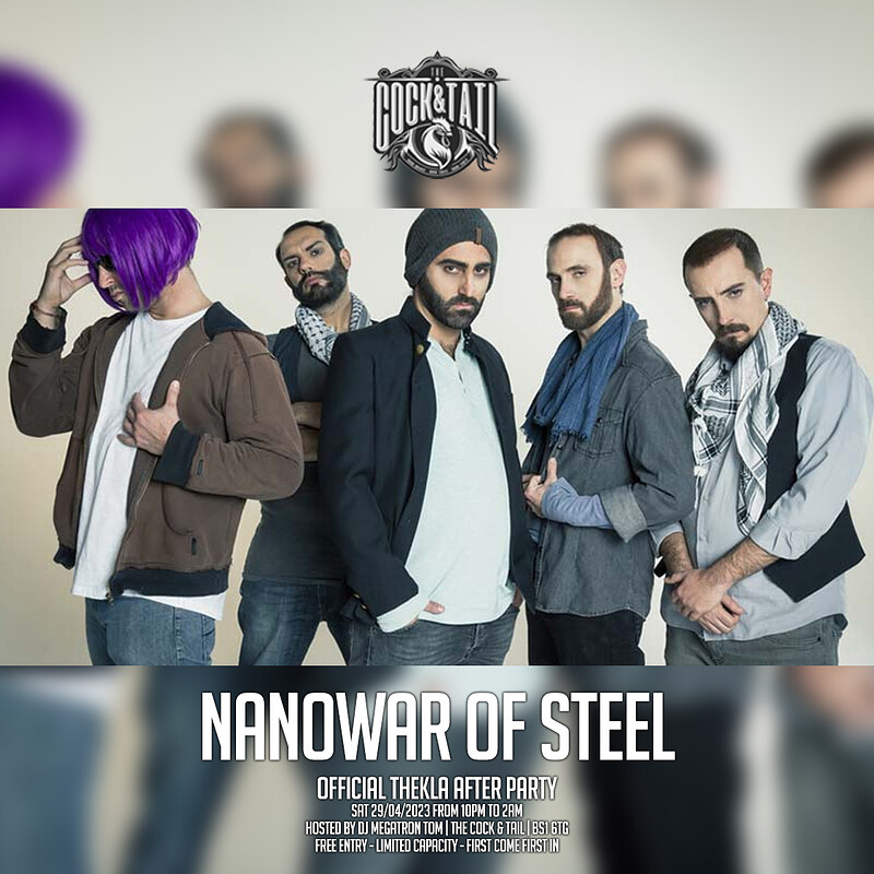 Nanowar Of Steel Official After Party at the cock and tail