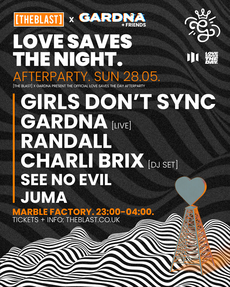 Love Saves The Night x  x Gardna at The Marble Factory