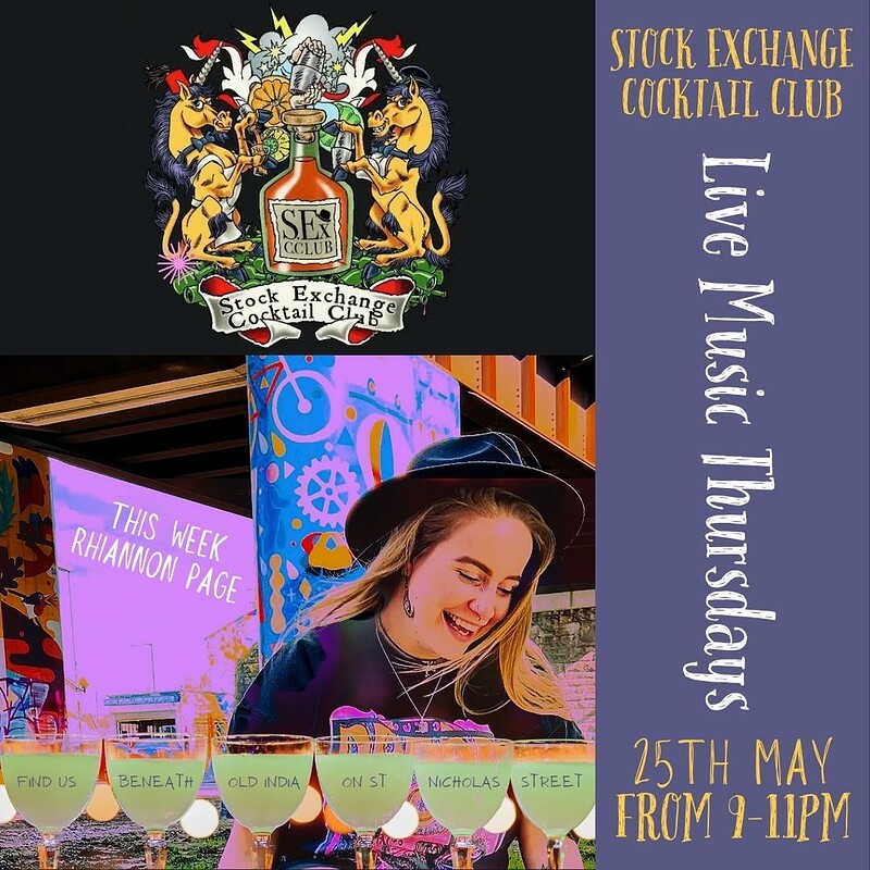 Rhiannon Paige in a Secret Cocktail Bar at Stock Exchange Cocktail Club