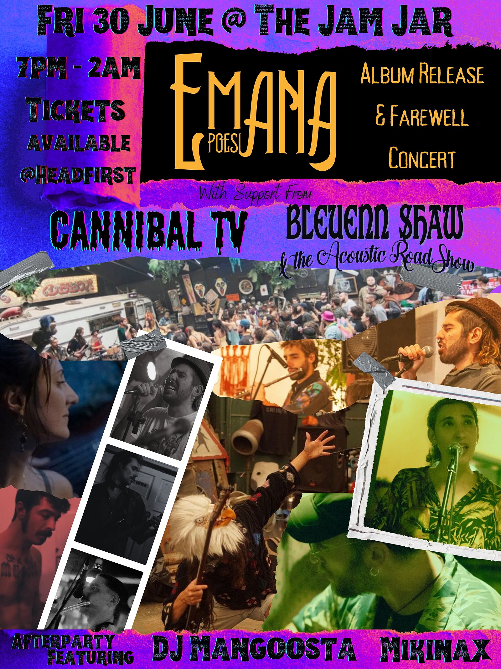 Emana Poesia. The last dance tickets — £8.60 | The Jam Jar, Bristol