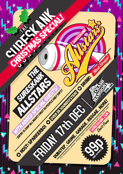 Sureskank Christmas Special at Crash Mansion