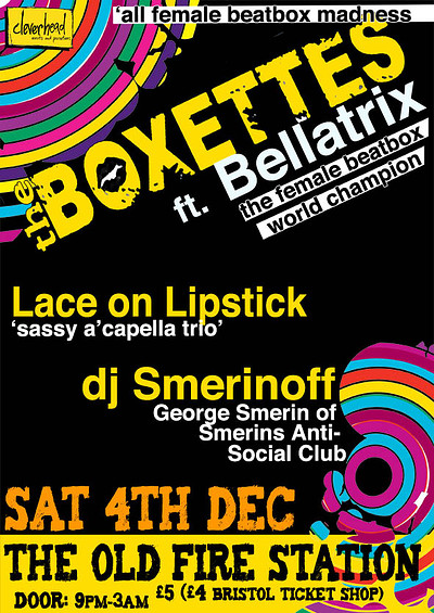 The Boxettes Ft. Bellatrix at The Old Fire Station