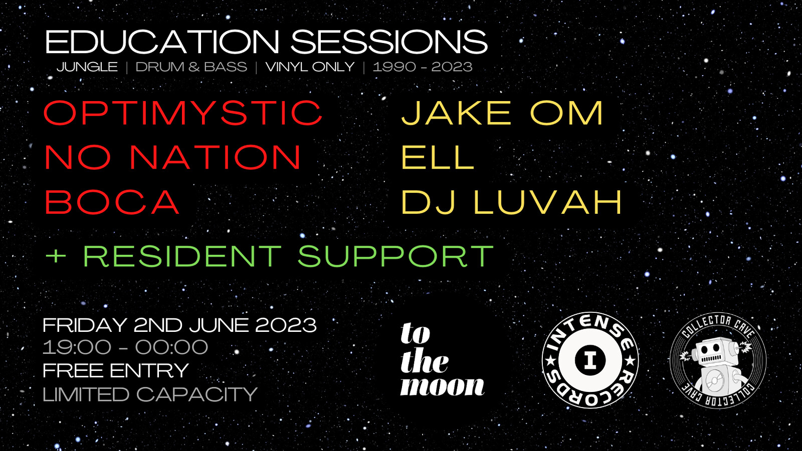Education Sessions - Strictly Vinyl - Jungle/DnB at To The Moon