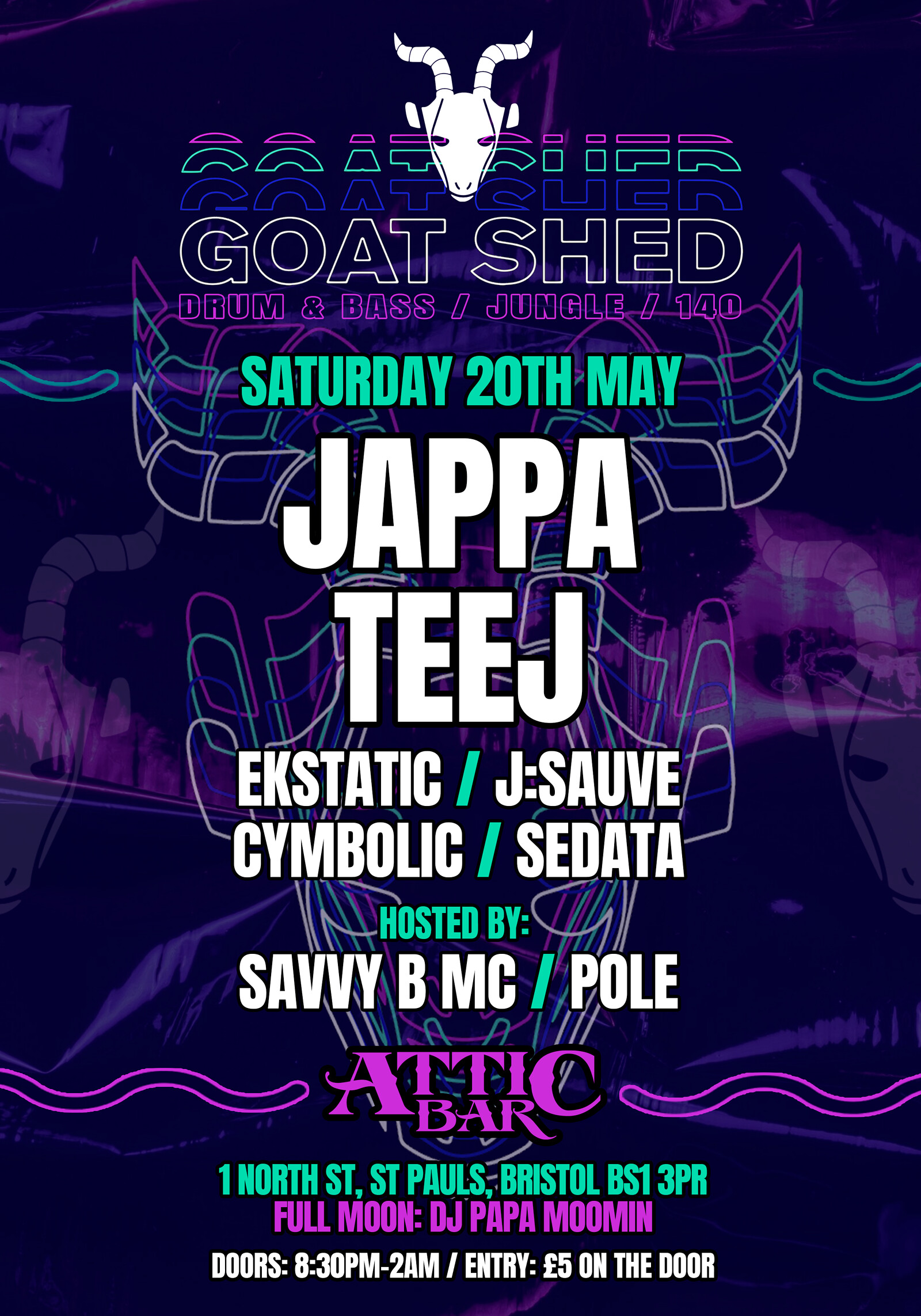 Goat Shed presents JAPPA at The Attic Bar