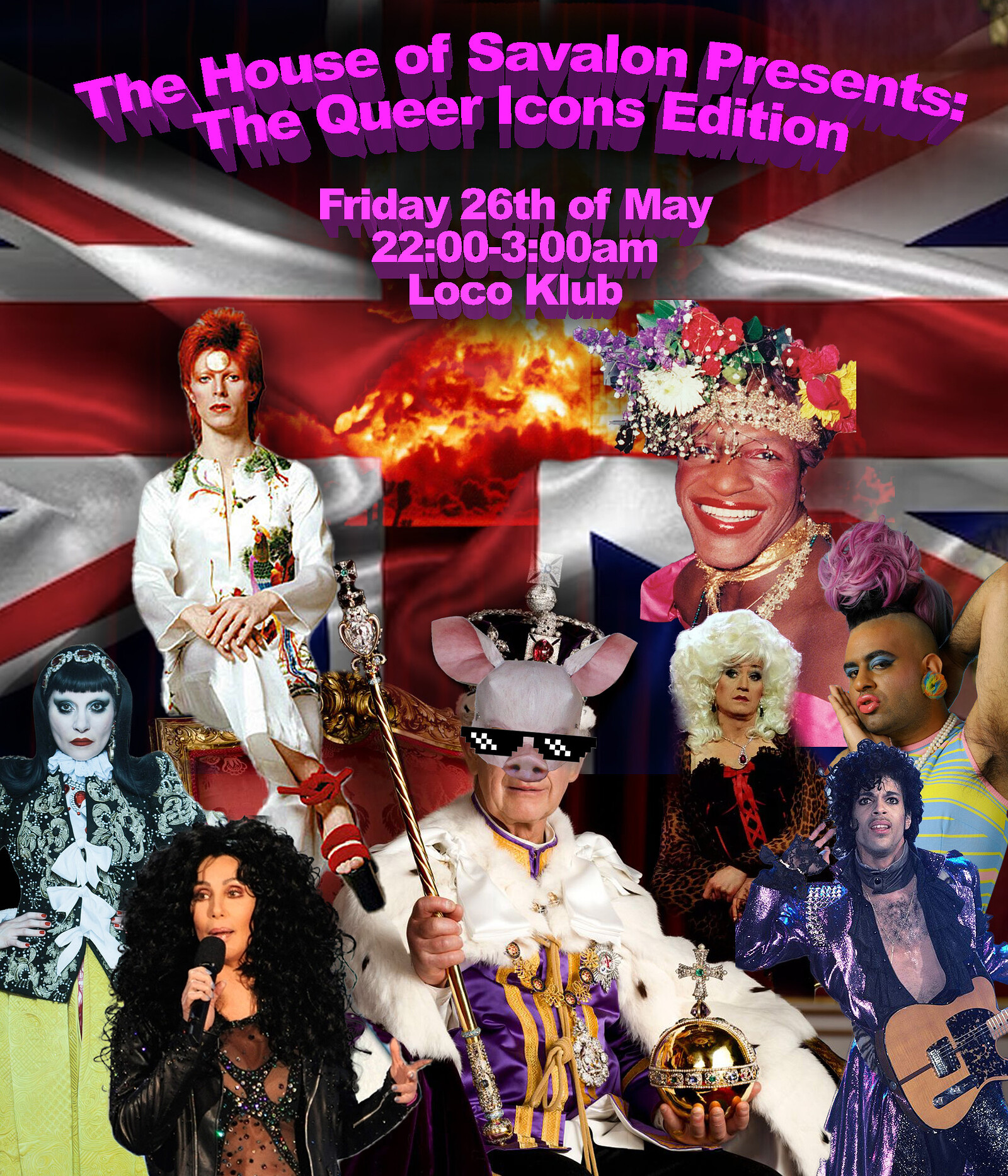 Savalon Presents:The Queer Icons Edition at Loco Klub