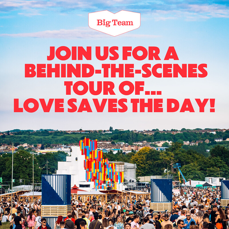 Behind The Scenes Tour of Love Saves The Day at Love Saves The Day Festival