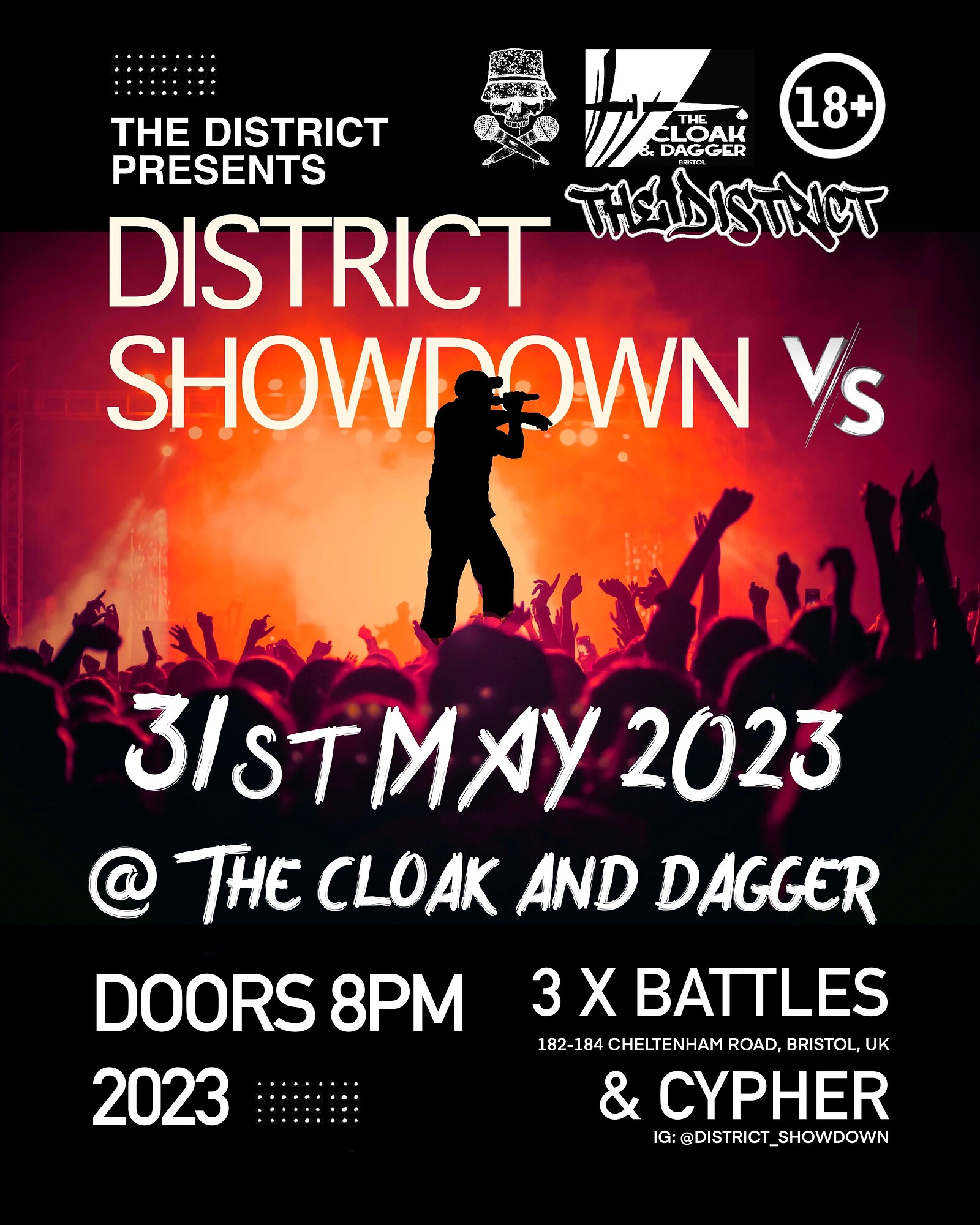 The District Showdown at The Cloak and Dagger