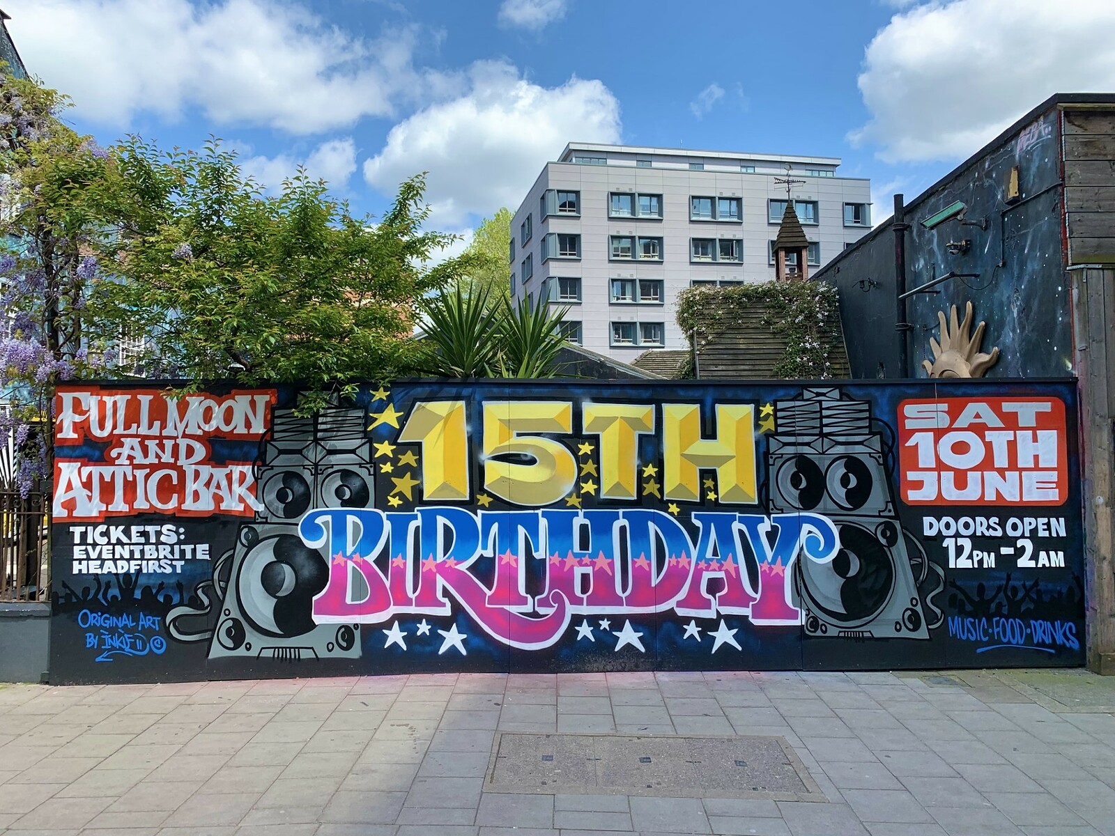 The Full Moon & Attic's 15th Birthday Party at The Attic Bar
