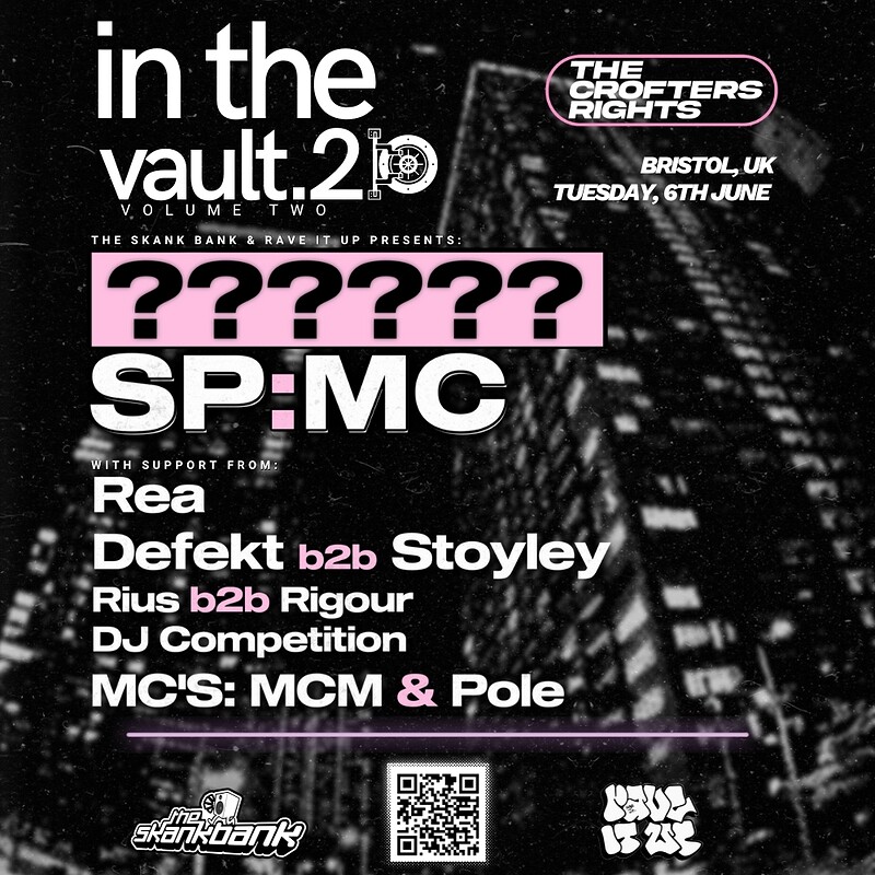 In the Vault Vol 2. w/ SP:MC & J:KENZO at Crofters Rights