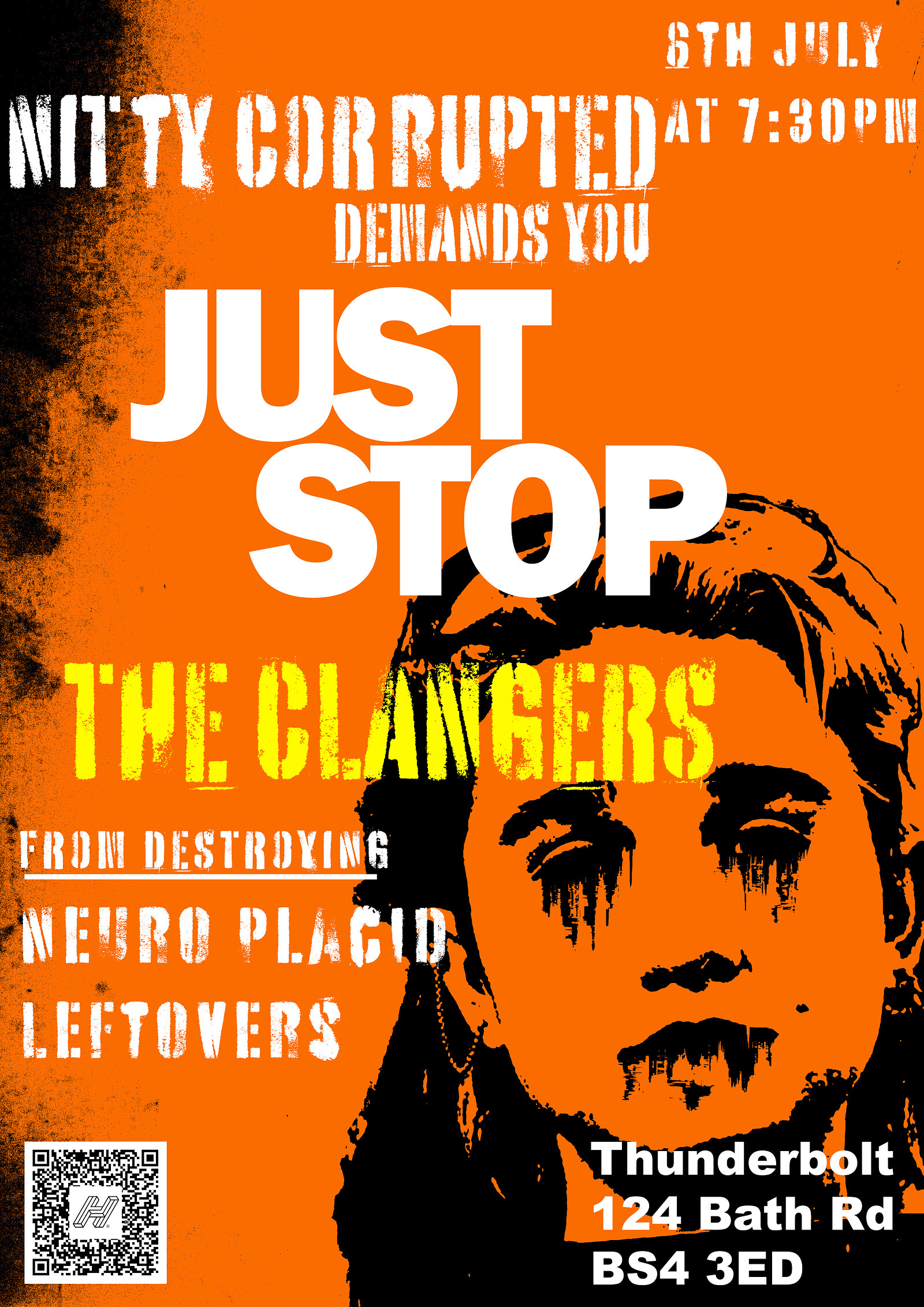 THE CLANGERS will destroy NEURO PLACID & LEFTOVERS at Exchange