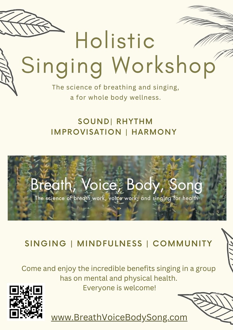 Holistic A Capella Singing Wednesdays 7-8.30pm at Bridge Farm Community Glenfrome Rd, Bristol BS16 1BQ