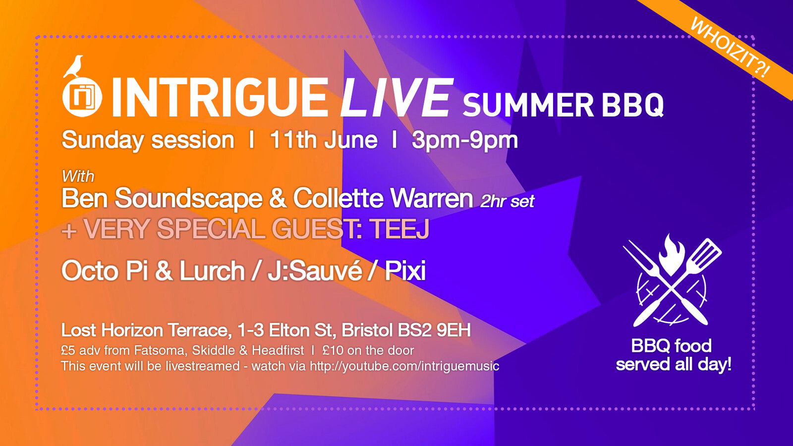 Intrigue - Summer BBQ at Lost Horizon