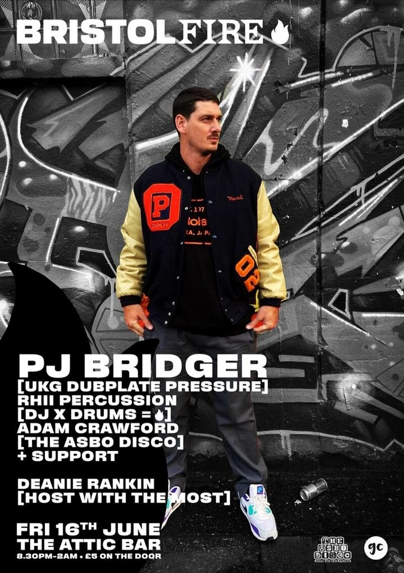 Bristol fire Presents PJ Bridger at The Attic Bar