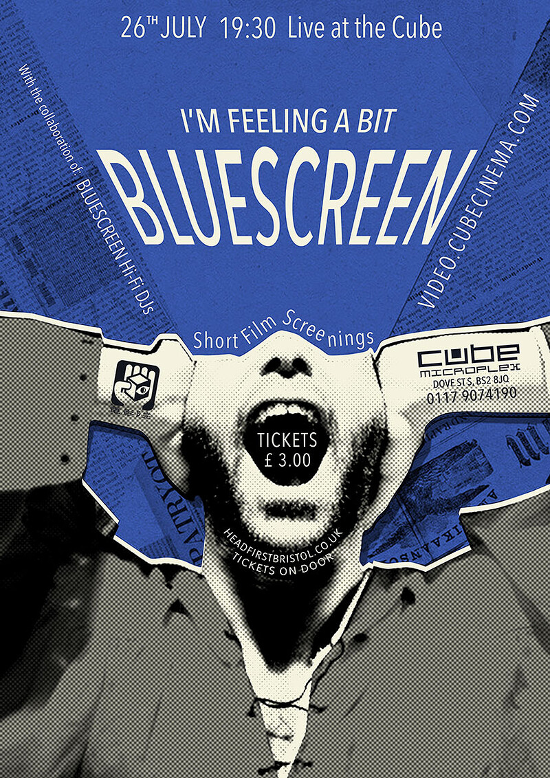 Bluescreen at The Cube