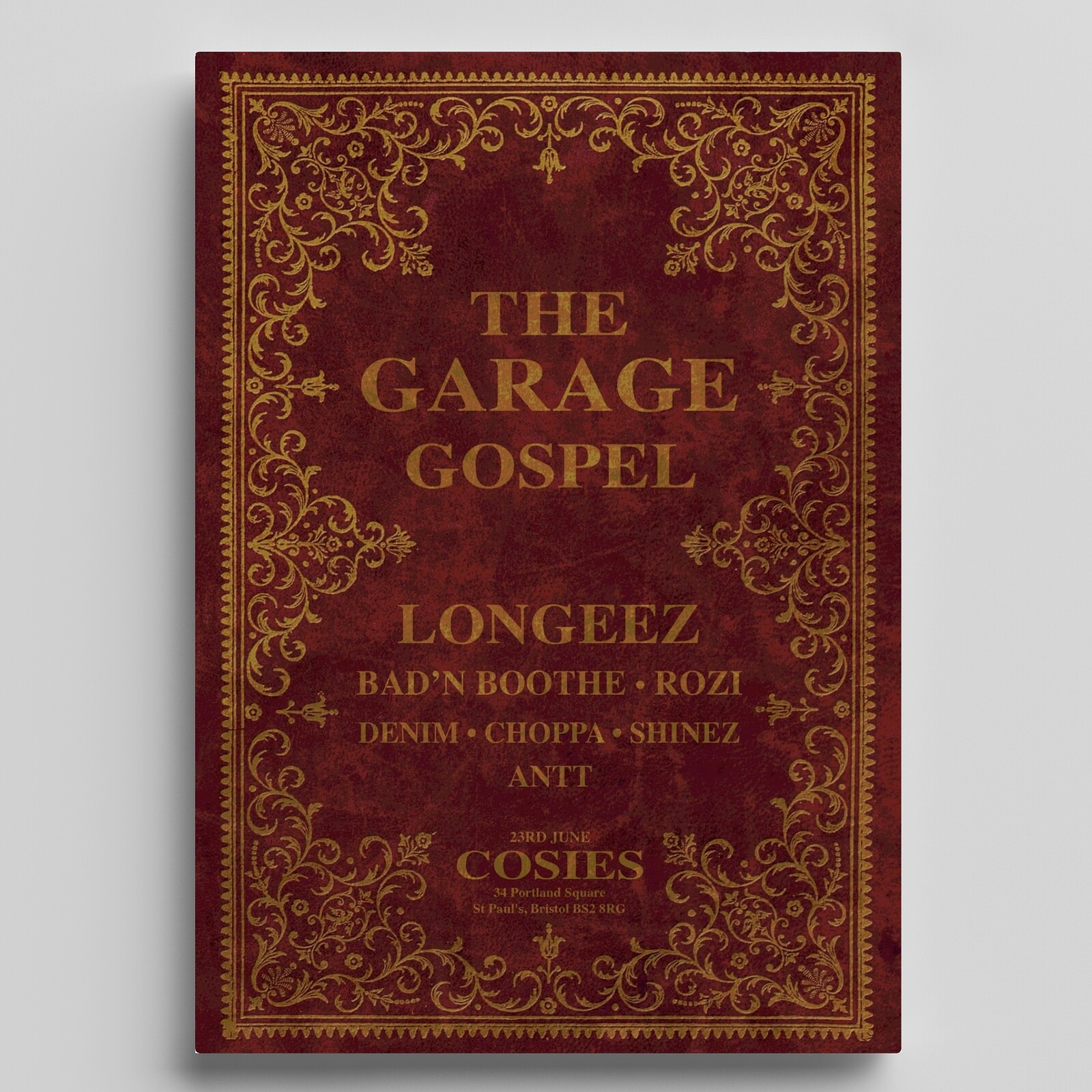The Garage Gospel at Cosies