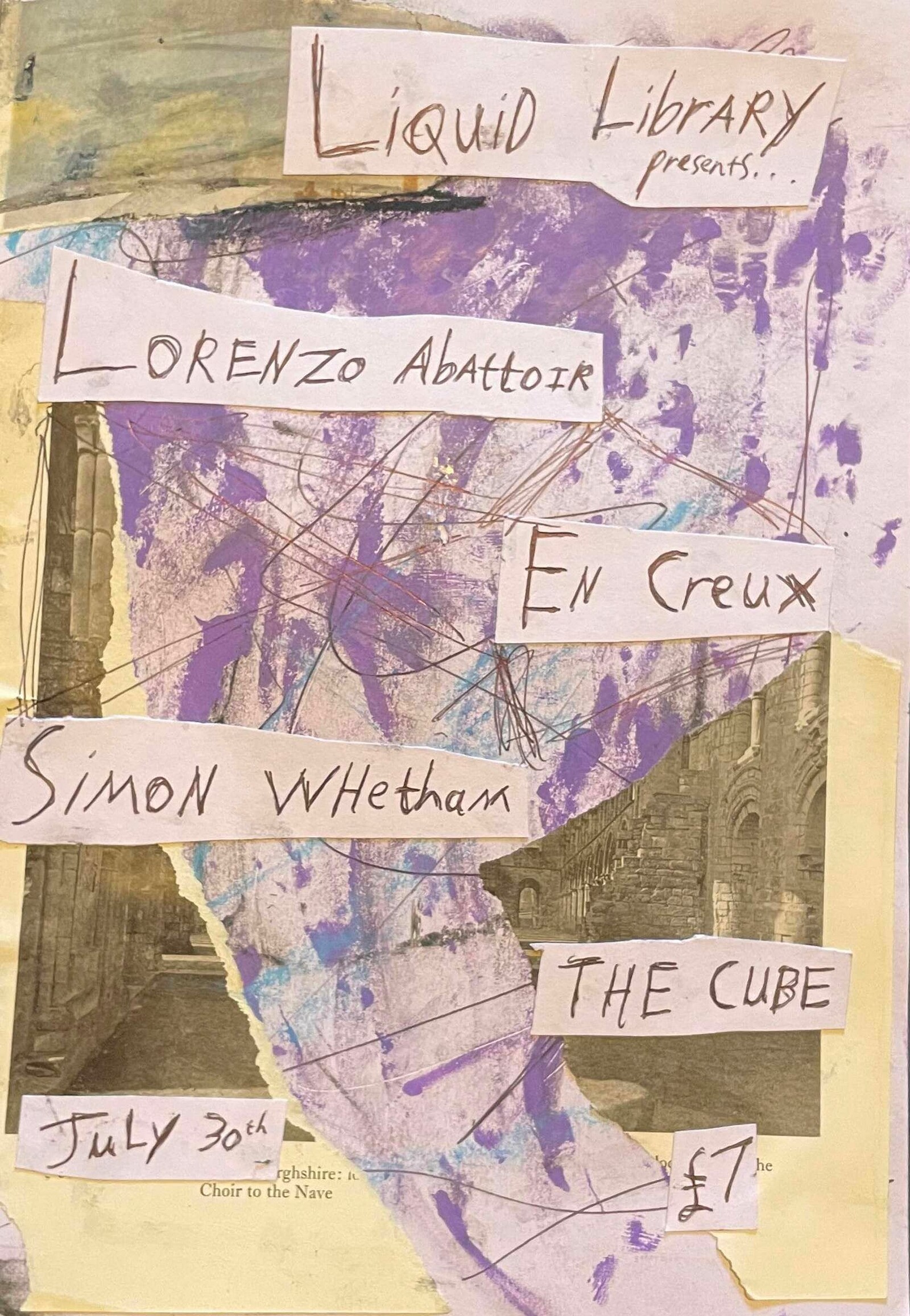 Lorenzo Abbatoir; En Creux; Simon Whetham at The Cube