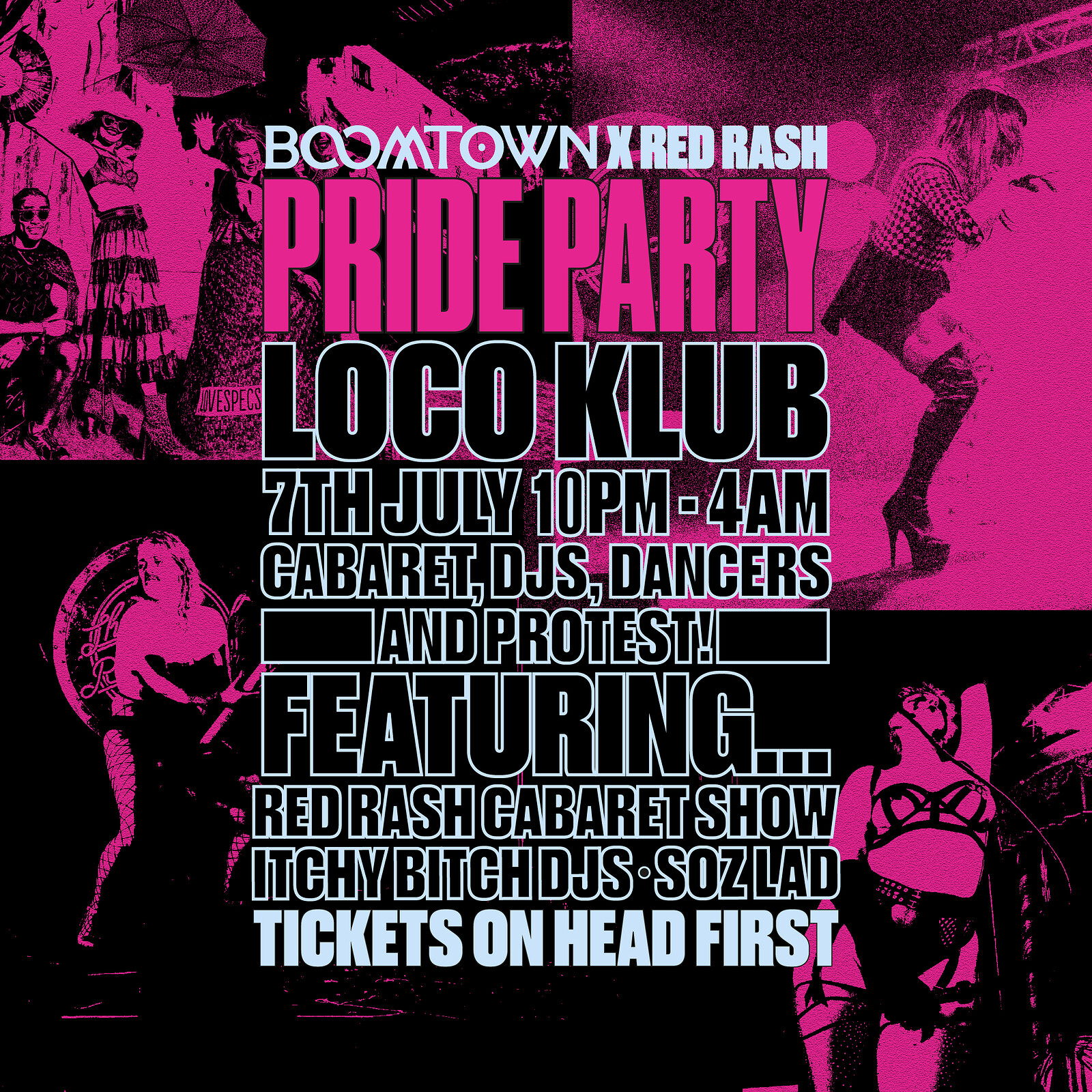 Boomtown x Red Rash: Pride Party at Loco Klub at Loco Klub
