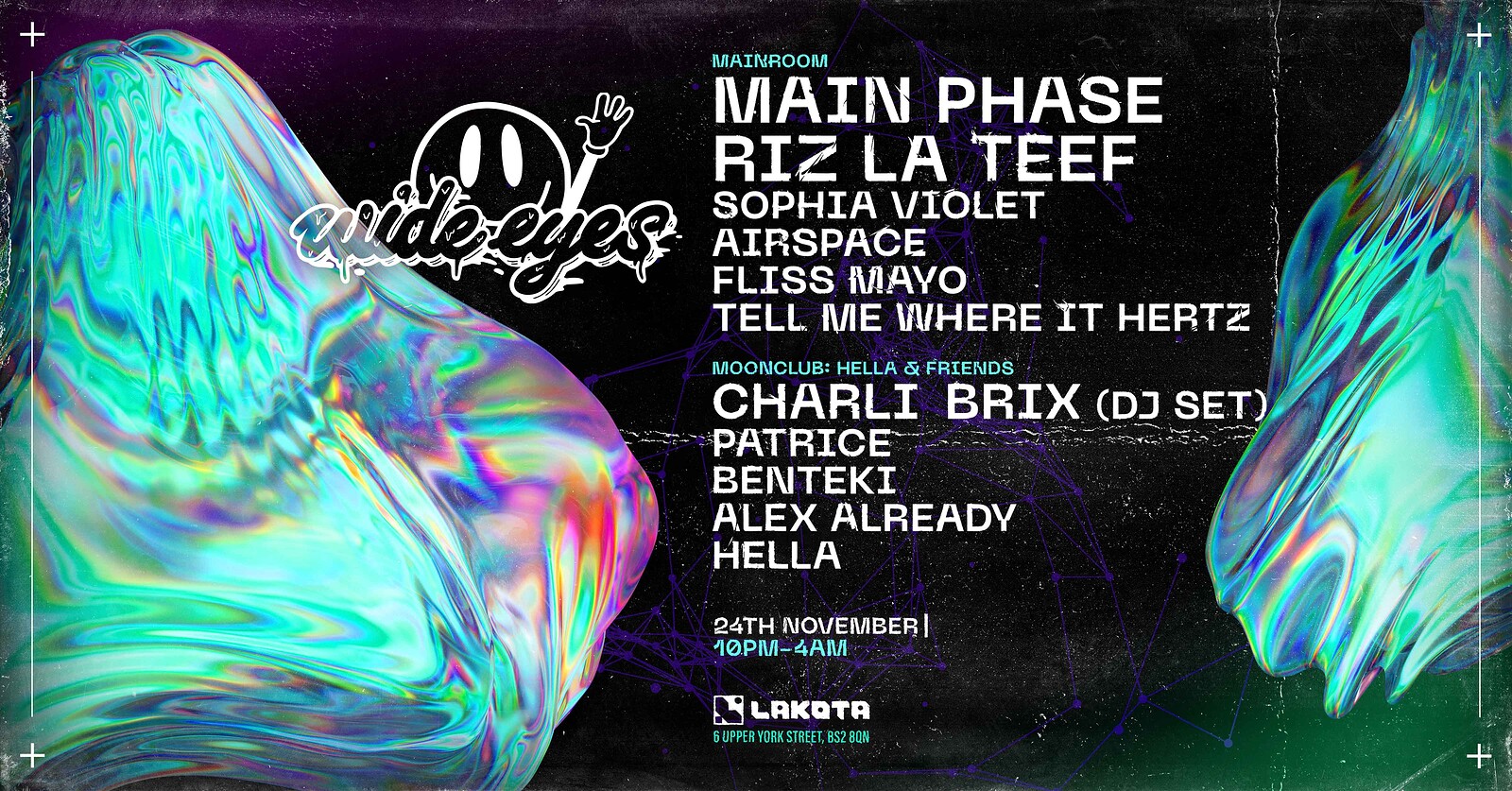 Wide Eyes: Main Phase, Sophia Violet, Riz la Teef at Lakota