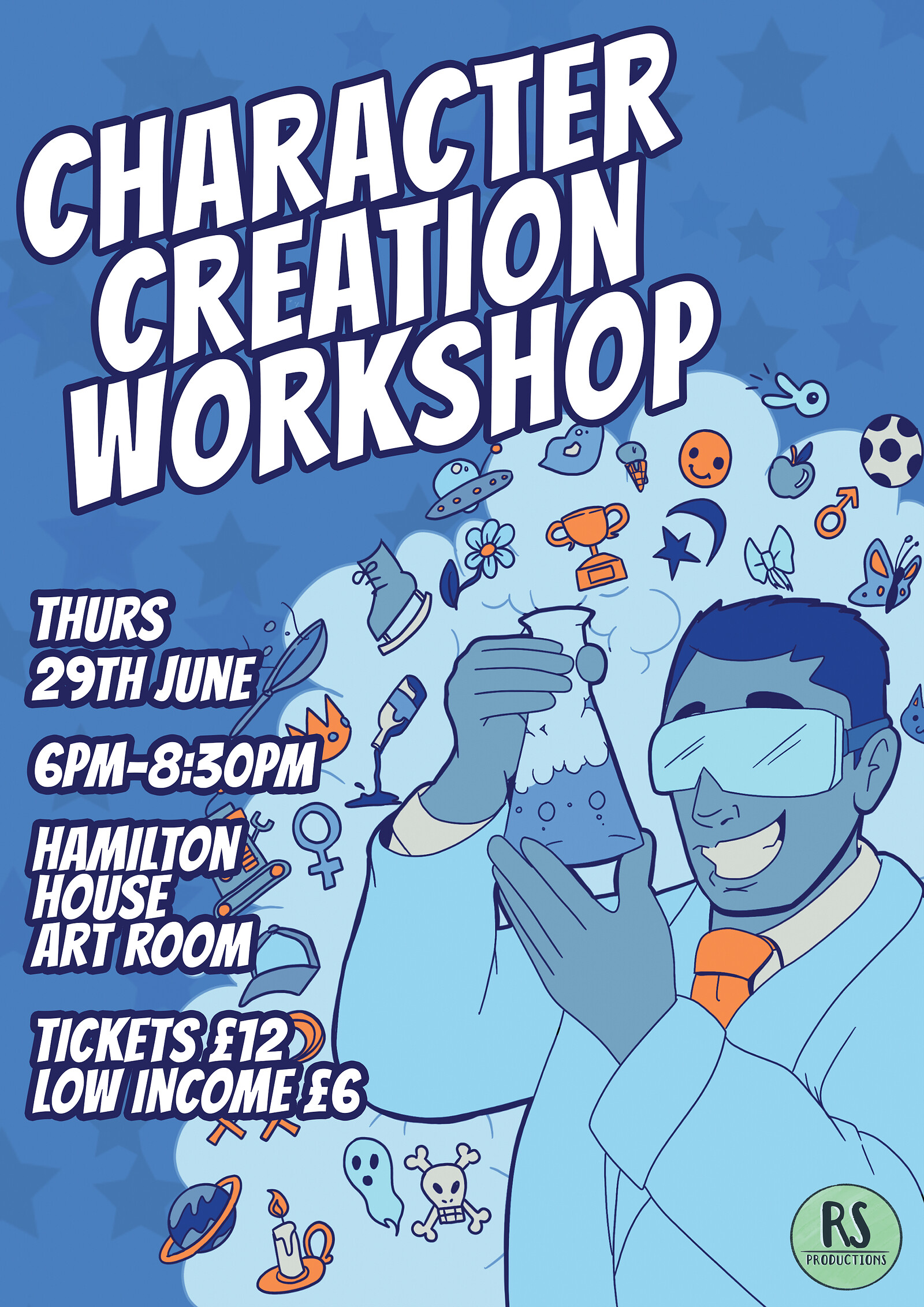 Character Creation Workshop at Hamilton House - Art Room