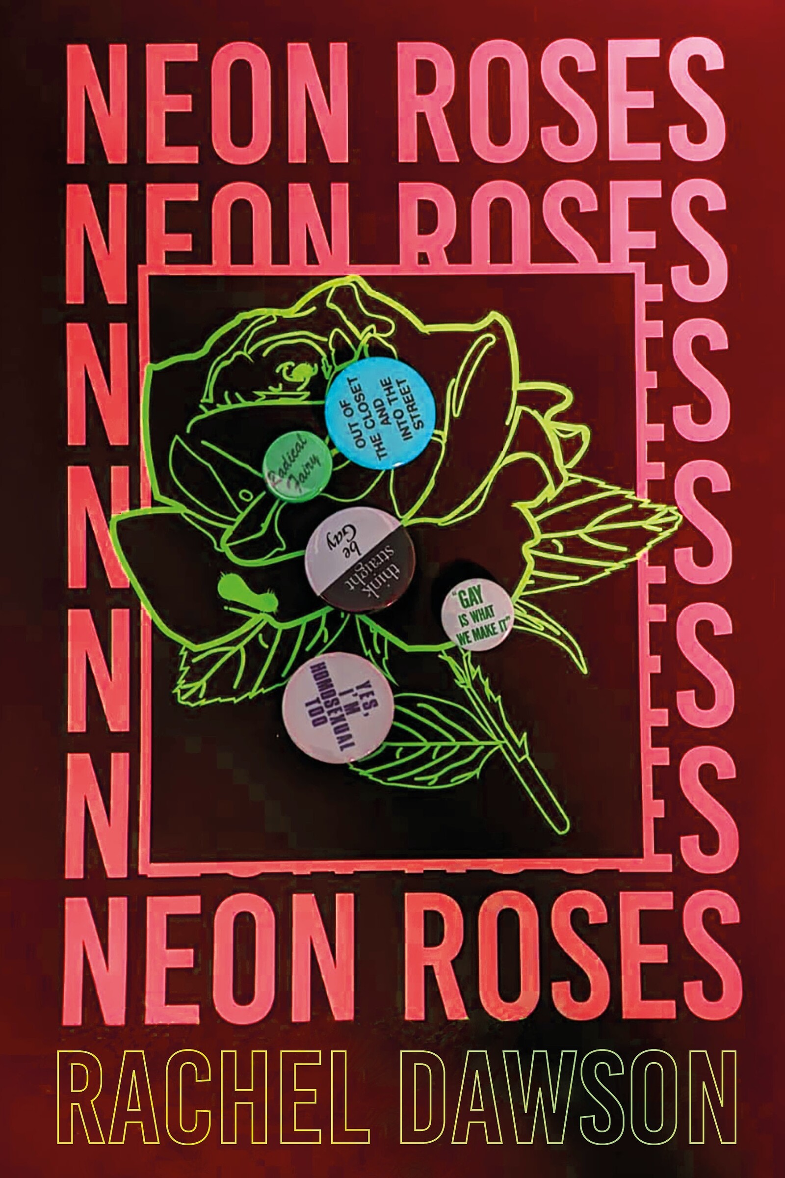 Neon Roses launch with Rachel Dawson at Bookhaus