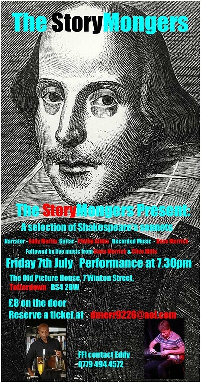 The StoryMongers at The Old Picture House, 7 Winton Street, Totterdown, BS42BW