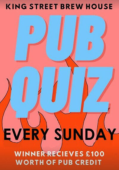 King Street Brew House Pub Quiz - £100 Prize at King Street Brew House