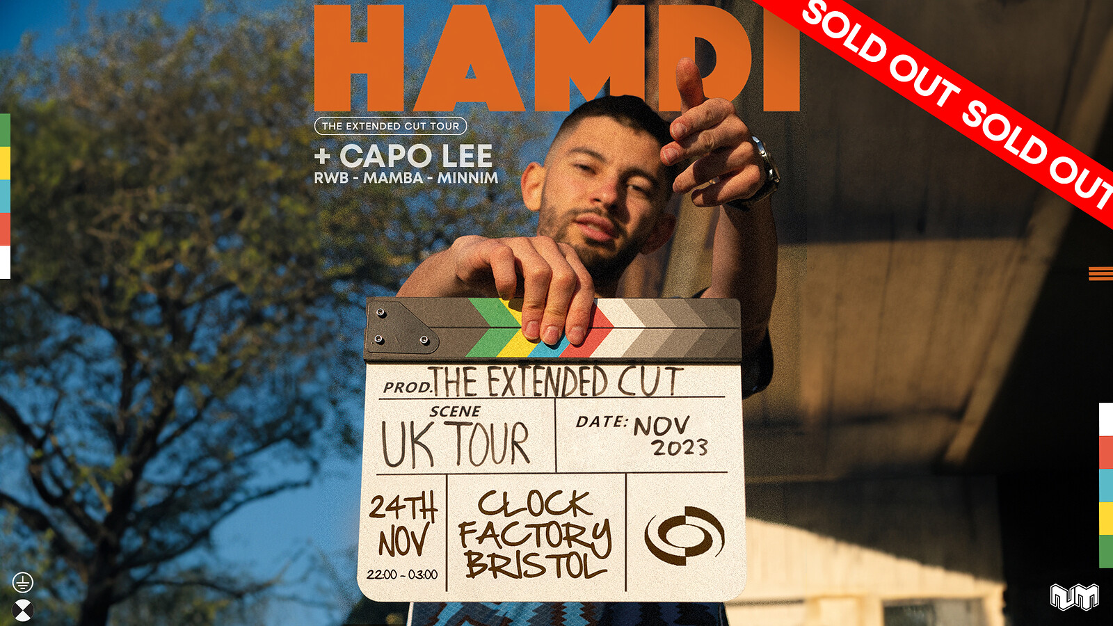 Hamdi UK Tour • Bristol + Capo Lee at Clock Factory
