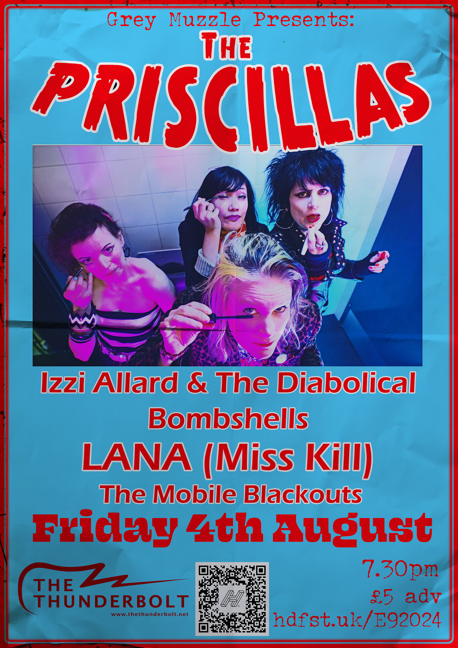 The Priscillas + Lana at The Thunderbolt