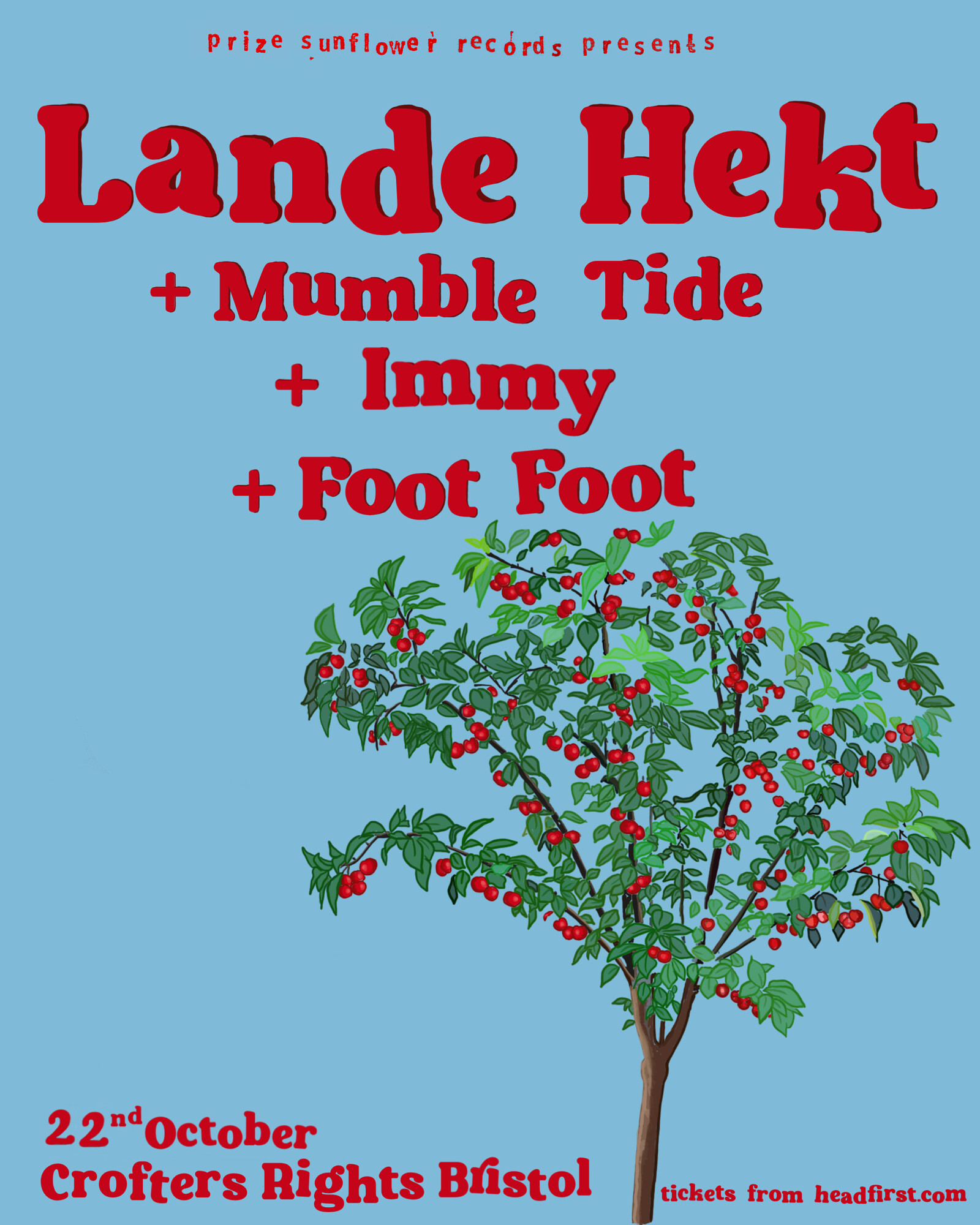 Lande Hekt, Mumble Tide, Immy and Foot Foot at Crofters Rights