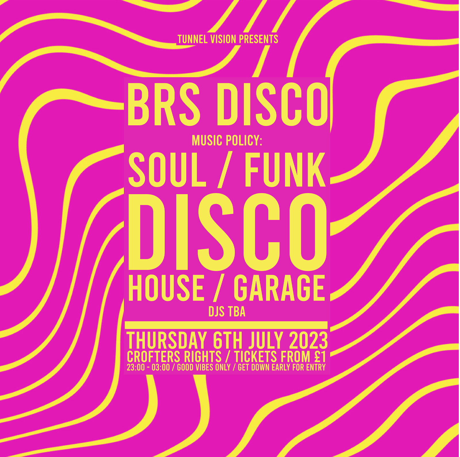 BRS Disco: Disco, Funk, Soul & House at Crofters Rights