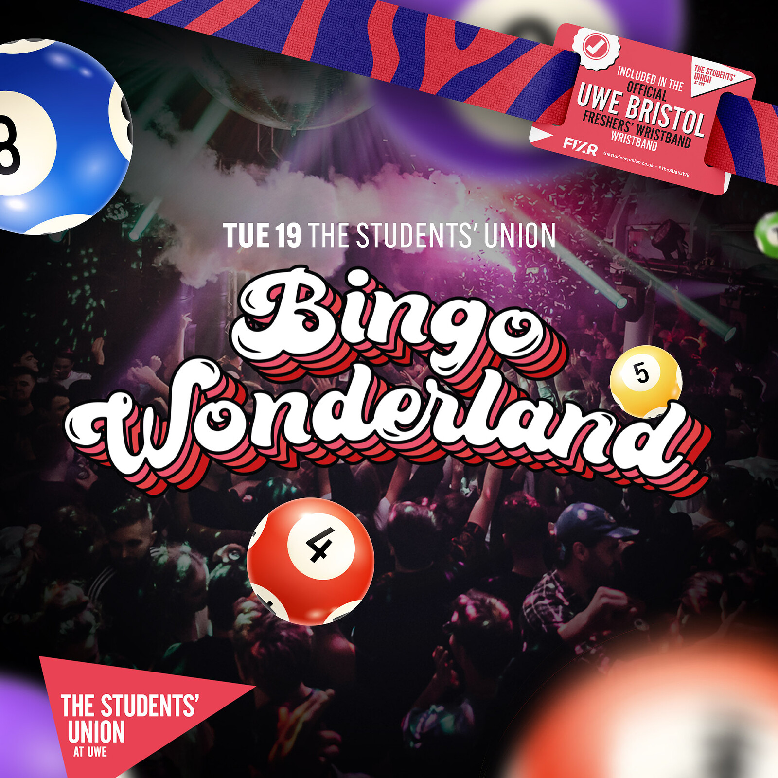 UWE Bristol - Bingo Wonderland at The Students' Union at UWE