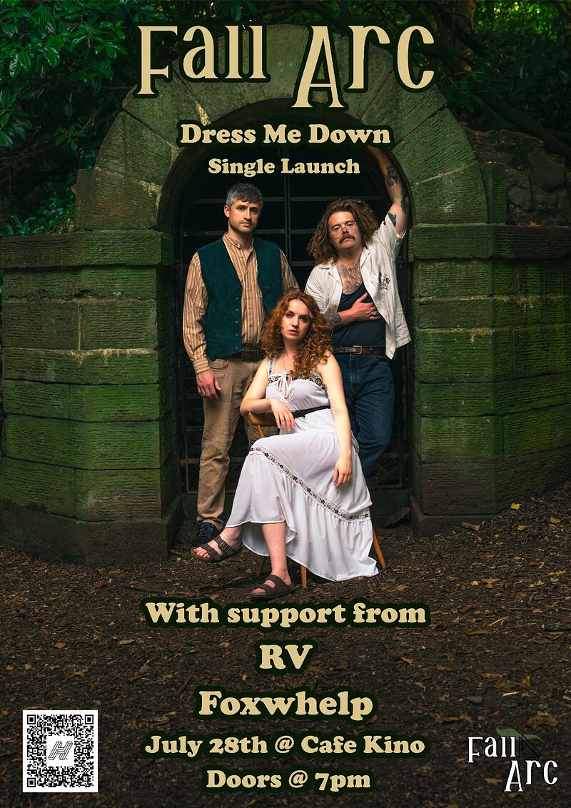 Fall Arc - Dress Me Down Single Launch at Cafe Kino