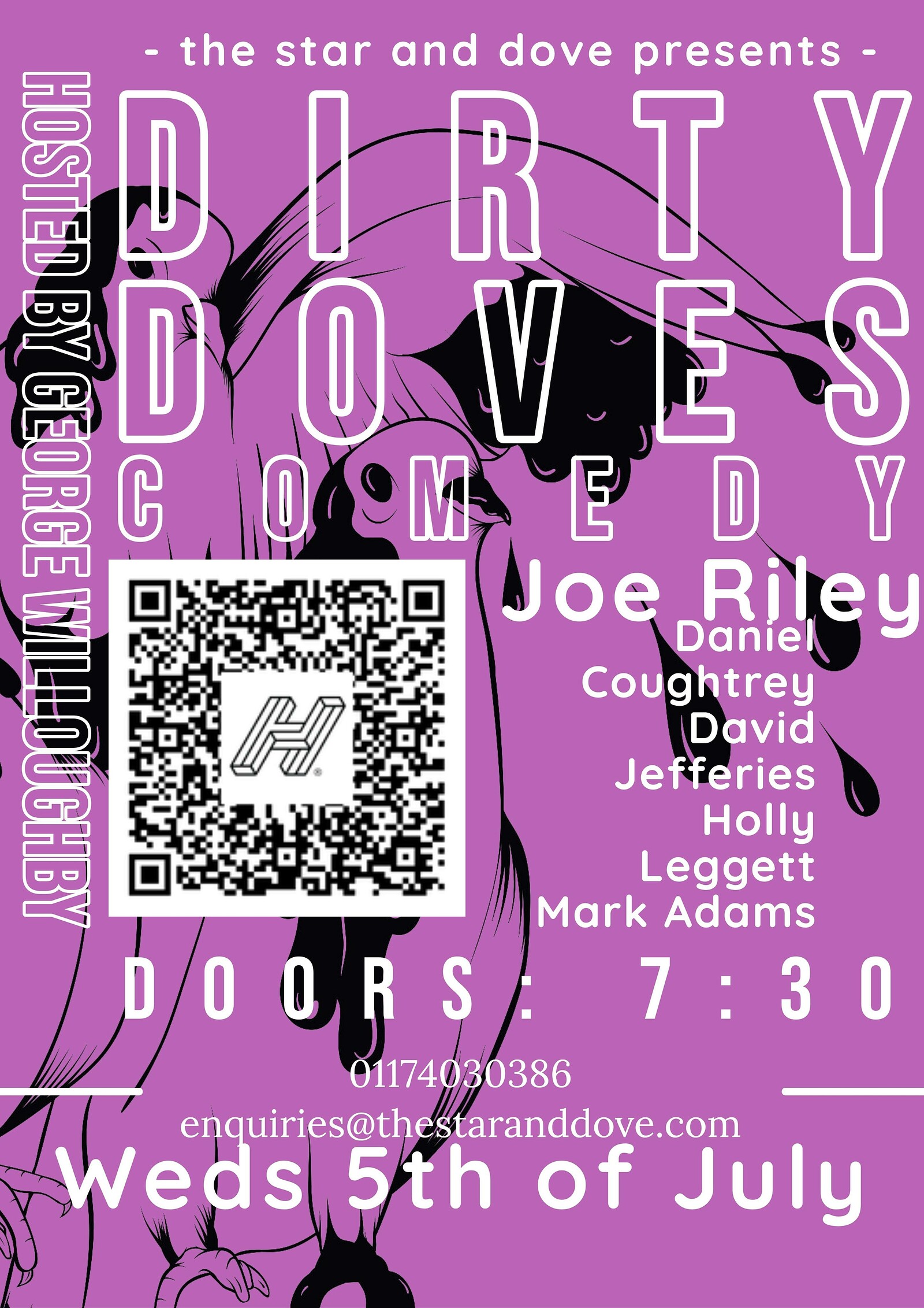 Dirty Doves, featuring Joe Riley at The Star and Dove