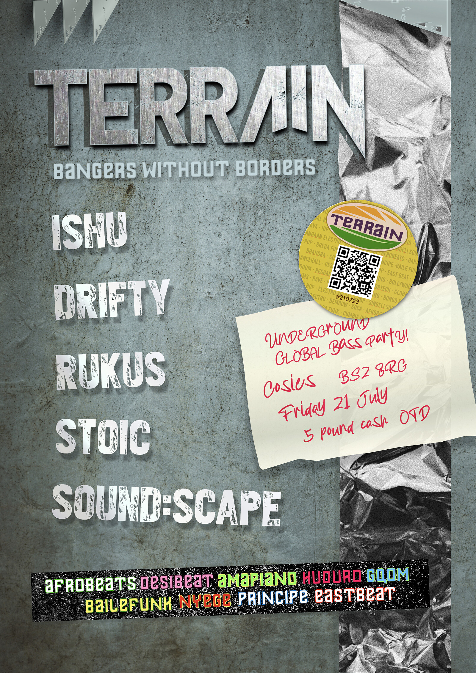 TERRAIN - 'Bangers Without Borders' at Cosies
