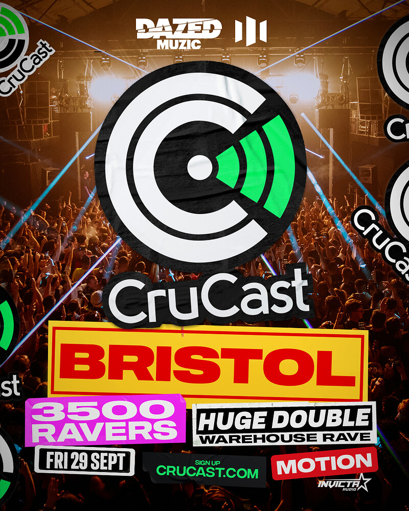Crucast Warehouse Rave: Bristol at Motion
