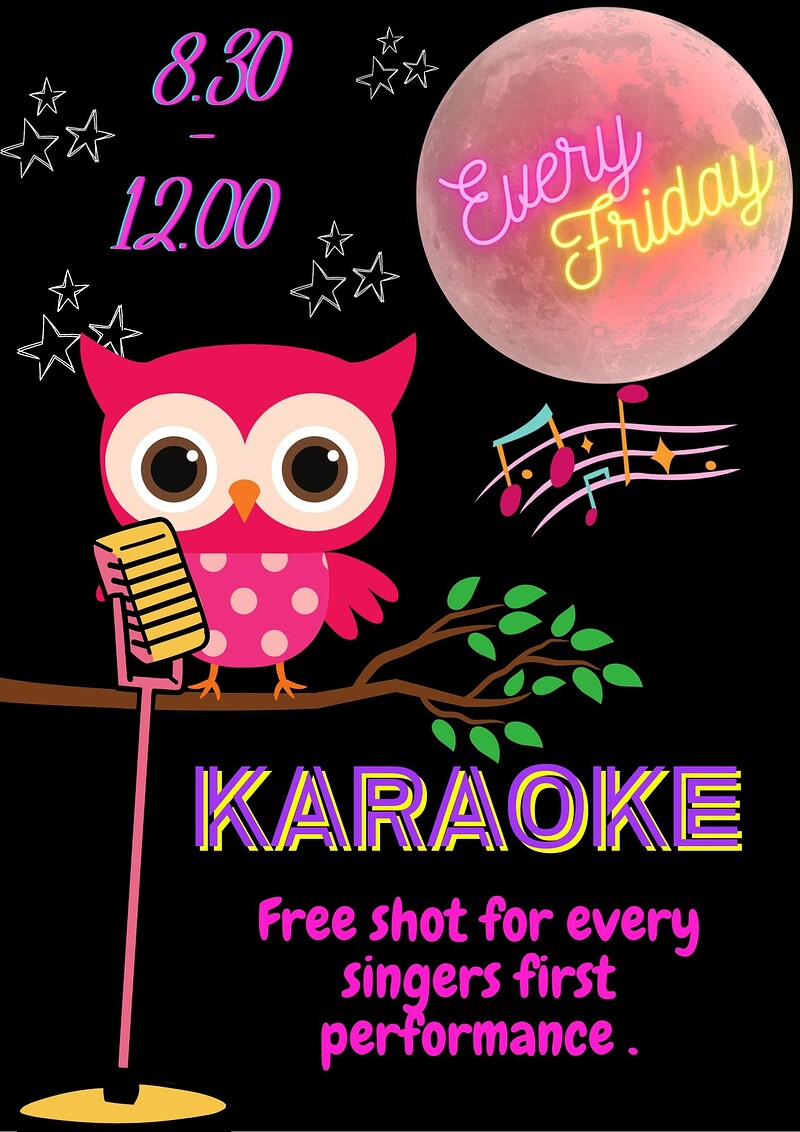 Karaoke night at Sportsmans