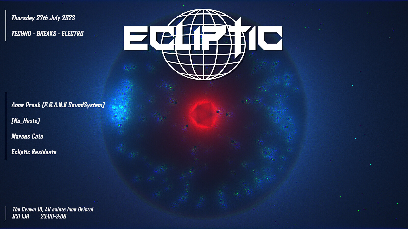 Ecliptic: Anna Prank, , Marcus Cato at The Crown