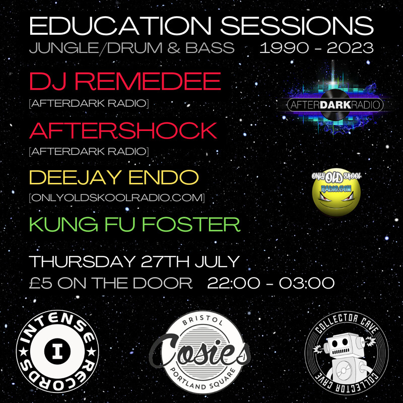 Education Sessions - Jungle/DnB - Strictly Vinyl at Cosies