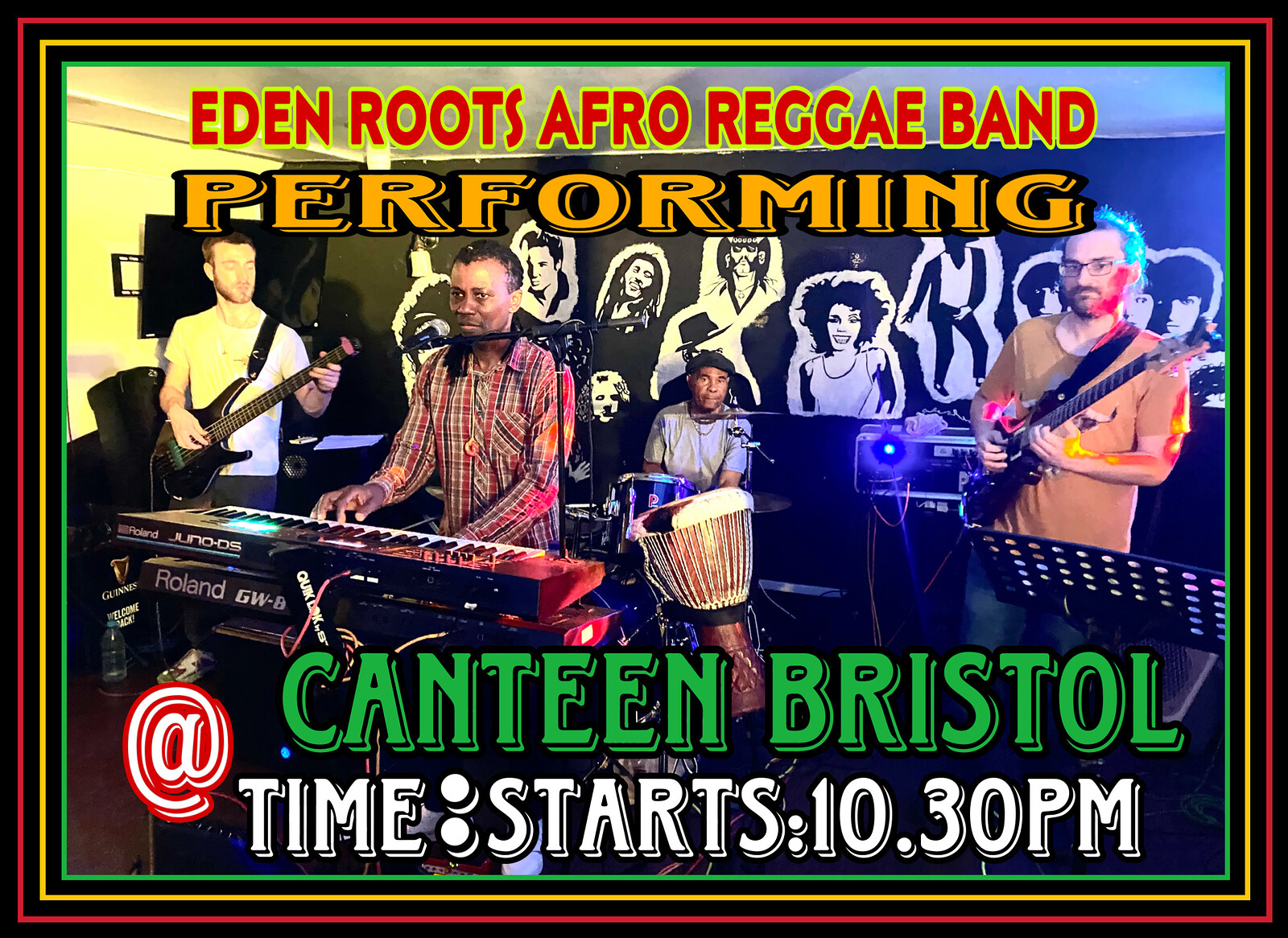 Eden Roots Afro Reggae Band at The Canteen