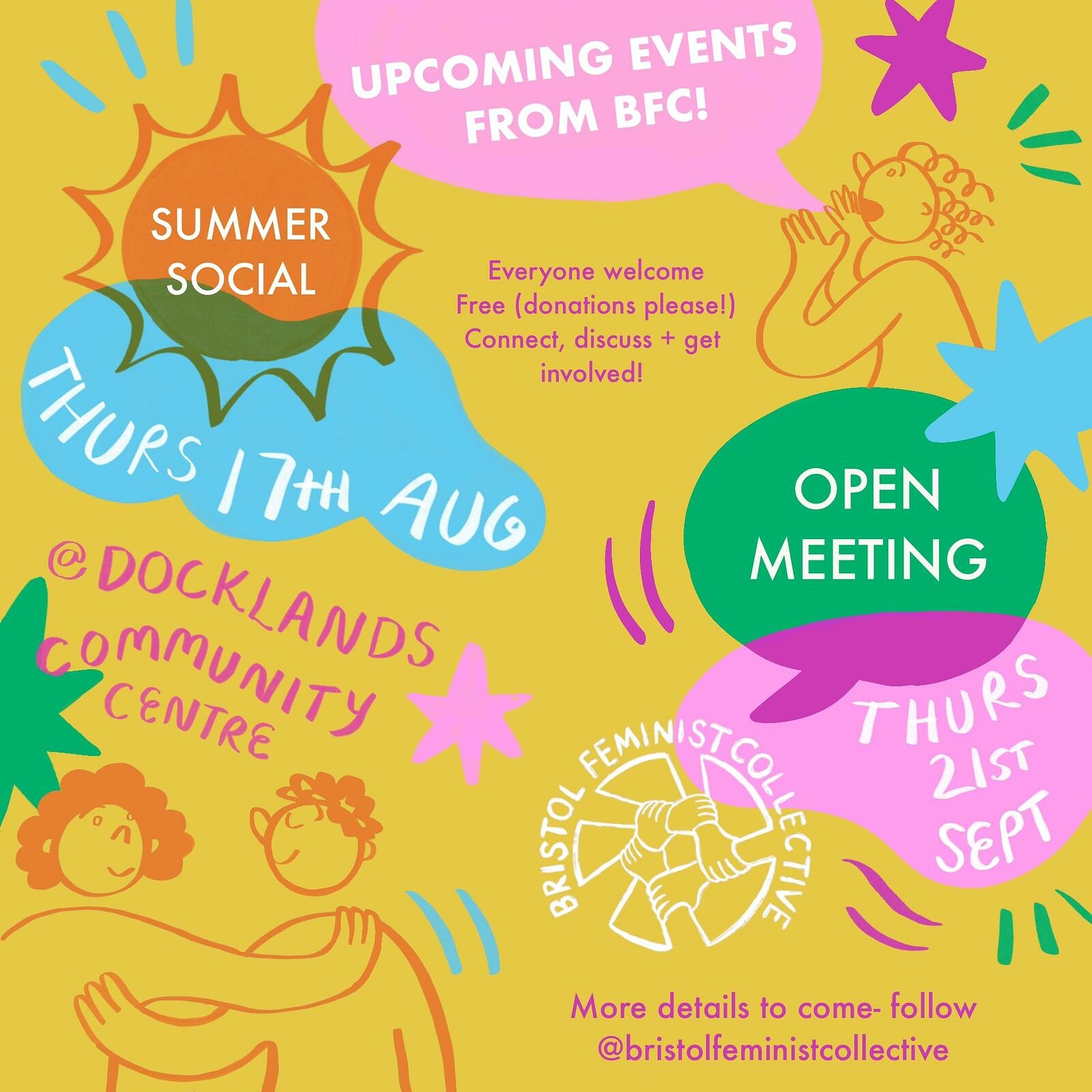 Bristol Feminist Collective Summer Social at Docklands