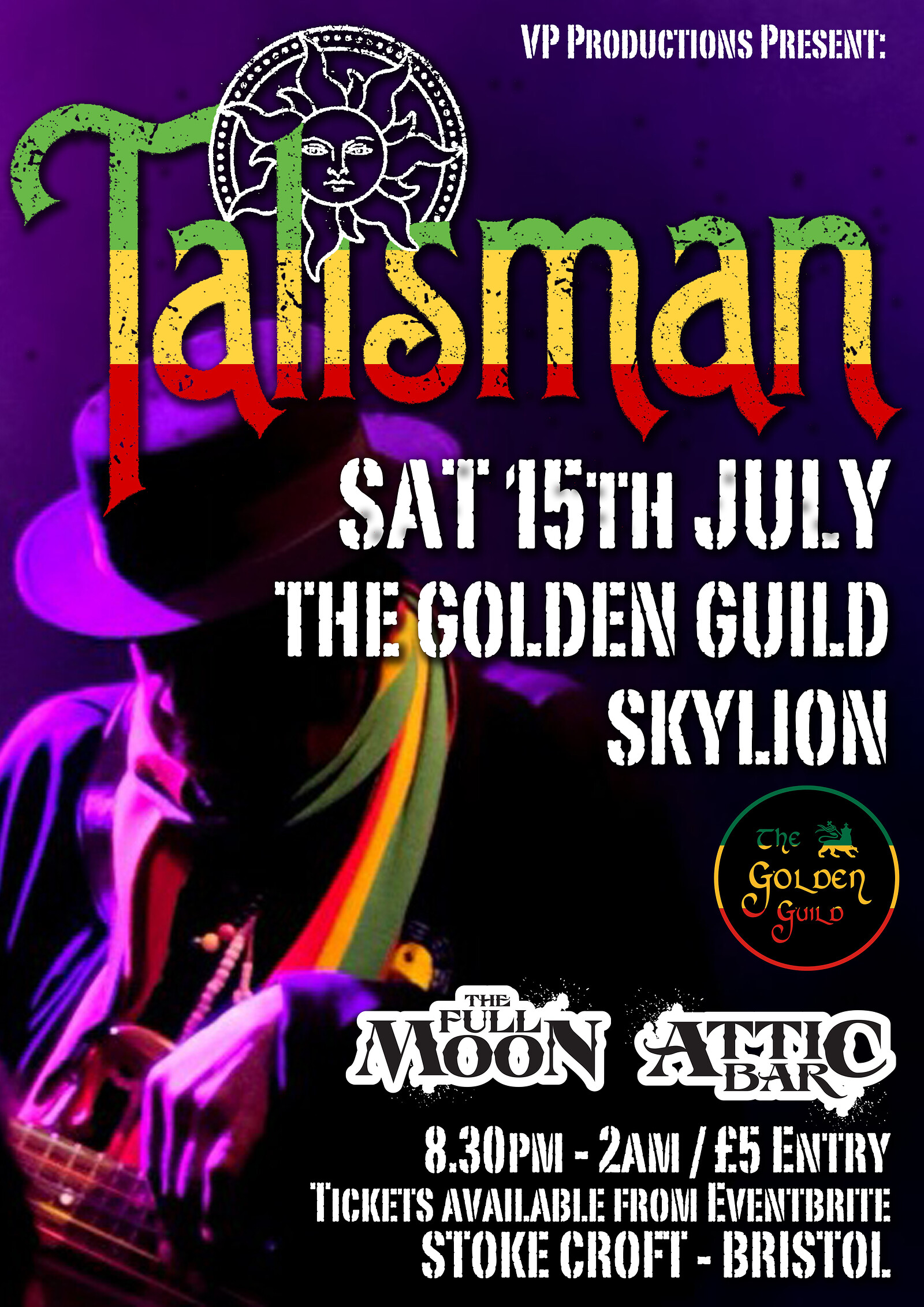 Talisman - A night of Roots Reggae and Dub at The Attic Bar